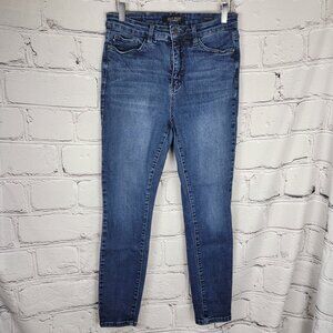 Judy Blue Womens 9/29‎ Comfort Stretch High Rise Skinny Jeans Casual Denim